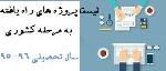  لیست پروژه های راه یافته به مرحله کشوری جشنواره خوارزمی-سال تحصیلی 96-95-دبیرستان فرزانگان 2